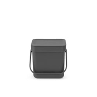 Brabantia Abfallbehälter "Sort & Go",  3 Liter 209888,  Farbe: Grey