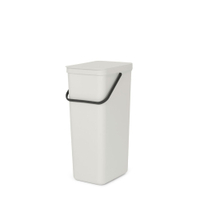 Brabantia Abfallbehälter "Sort & Go",  40 Liter 214424,  Farbe: Light Grey