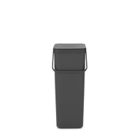 Brabantia Abfallbehälter "Sort & Go",  40 Liter 251047,  Farbe: Grey