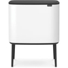 Brabantia Abfalleimer Bo Touch Bin,  11 + 23 Liter 31 35 47,  Farbe: White