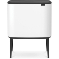 Brabantia Abfalleimer Bo Touch Bin,  11 + 23 Liter 31 35 47,  Farbe: White