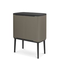 Brabantia Abfalleimer Bo Touch Bin,  3 x 11 Liter 31 60 43,  Farbe: Platinum