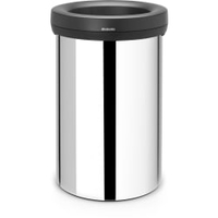 Brabantia Abfalleimer Open Top Bin,  60 Liter 108785,  Farbe: Brilliant Steel