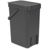 Brabantia Abfalleimer "Sort and Go",  12 Liter 109805,  Farbe: grau