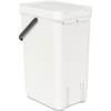Brabantia Abfalleimer "Sort and Go",  16 Liter 109942,  Farbe: weiß