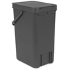 Brabantia Abfalleimer "Sort and Go",  16 Liter 109966,  Farbe: Grey
