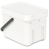 Brabantia Abfalleimer "Sort and Go",  6 Liter 109706,  Farbe: weiß