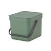 Brabantia Abfalleimer "Sort and Go",  6 Liter 129841,  Farbe: Fir Green