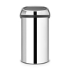 Brabantia Abfalleimer Touch Bin,  60 Liter 402609,  Farbe: Brilliant Steel