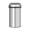 Brabantia Abfalleimer Touch Bin,  60 Liter 484506,  Farbe: Matt Steel Fingerprint