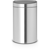 Brabantia Abfalleimer TOUCH BIN NEW,  40 Liter 11 48 09,  Farbe: Matt Steel,  Fingerprint Proof