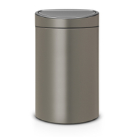 Brabantia Abfalleimer TOUCH BIN NEW,  40 Liter 11 49 08,  Farbe: Platinum