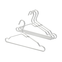 Brabantia Aluminium Kleiderbügel,  4-teilig 118661,  1 Set,  20, 8 x 1, 1 x 42, 2 cm