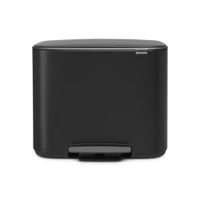 Brabantia Bo Treteimer,  11 und 23 Liter 121227,  Farbe: Matt Black