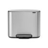 Brabantia Bo Treteimer,  11 und 23 Liter 121241,  Farbe: Matt Steel,  Fingerprint proof