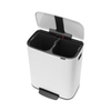 Brabantia Bo Treteimer,  2 x 30 Liter 211447,  Farbe: White