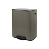 Brabantia Bo Treteimer,  60 Liter 211409,  Farbe: Platinum