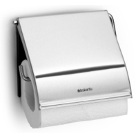 Brabantia Classic-Serie Toilettenpapierhalter 385322,  Farbe: Matt Steel