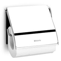 Brabantia Classic-Serie Toilettenpapierhalter 414589,  Farbe: Brilliant Steel