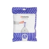 Brabantia (D) Müllbeutel PerfectFit,  15-20 Liter 138164,  1 Karton = 10 Packungen à 40 Stück