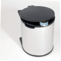 Brabantia Einbaueimer Built-in Bin,  15 Liter 418181,  Farbe: Brilliant Steel