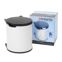 Brabantia Einbaueimer Built-in Bin,  15 Liter 428081,  Farbe: weiß