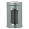 Brabantia Fensterdose,  1, 4 Liter,  rund 48 43 60,  Farbe: Metallic Mint