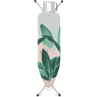 Brabantia Größe B Streckmetall Bügeltisch 118302,  Motiv: Tropical Leaves / Mint