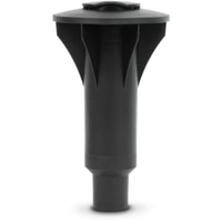 Brabantia Kunststoff-Bodenhülse 296789,  Durchmesser: Ø 45 cm,  Black