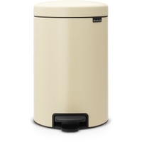 Brabantia NEWICON Tretmülleimer,  12 Liter 11 34 68,  Farbe: Almond