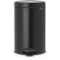 Brabantia NEWICON Tretmülleimer,  12 Liter 11 37 41,  Farbe: Matt Black