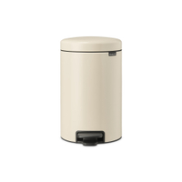 Brabantia NEWICON Tretmülleimer,  12 Liter 149924,  Farbe: Soft Beige