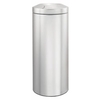 Brabantia Papierkorb Flame Guard,  30 Liter,  mit Zinkeinsatz 378621,  Farbe: Matt Steel