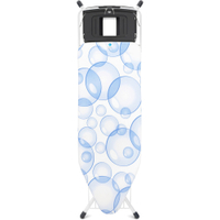 Brabantia Perfect Flow Streckmetall Bügeltisch,  Größe C 103445,  Motiv: Bubbles / Fresh White