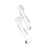 Brabantia Profile Küchenutensilien-Set,  4-teilig 260148,  1 Set,  Matt Steel