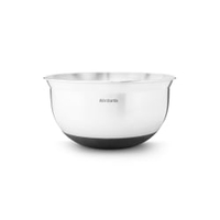 Brabantia Profile Rührschüssel,  Matt Steel / Black 363825,  Volumen: 1 Liter,  Durchmesser 17, 2 cm
