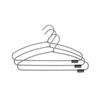Brabantia Soft Touch Kleiderbügel,  3-teiliges Set 149269,  1 Set = 3 Stück