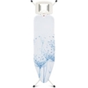 Brabantia Solide Streckmetall Bügeltisch,  Größe B 108822,  Motiv: Cotton Flower / Fresh White