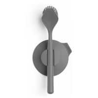 Brabantia Spülbürste,  mit Saugnapfhalterung 117589,  Farbe: Dark grey