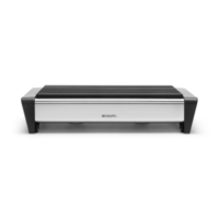 Brabantia Teewärmer,  zweiflammig 477102,  Farbe: Matt Steel