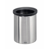 Brabantia Tischabfallbehälter,  1 Liter 371424,  Farbe: Matt Steel