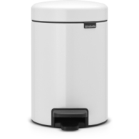 Brabantia Treteimer NEWICON,  3 Liter 11 21 26,  Farbe: White
