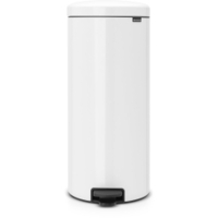 Brabantia Treteimer NEWICON,  30 Liter 11 47 48,  Farbe: White,  mit Zinkeinsatz
