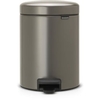 Brabantia Treteimer NEWICON,  5 Liter 11 26 83,  Farbe: Platinum