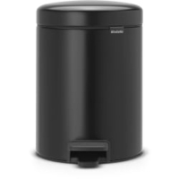 Brabantia Treteimer NEWICON,  5 Liter 11 29 28 ,  Farbe: Matt Black