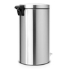 Brabantia Treteimer Twin,  2x 20 Liter 424229,  Farbe: Matt Steel,  Fingerprint Proof