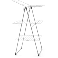 Brabantia Turm-Trockengestell Wäscheständer,  23 Meter 476648,  Farbe: Metallic Grey
