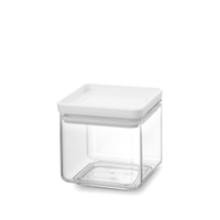 Brabantia Vorratsdose mit Deckel,  0, 7 Liter 122446,  Farbe: Light Grey