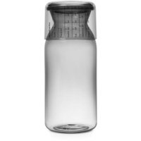 Brabantia Vorratsdose,  mit Messbecher,  1, 3 Liter 29 10 05,  Farbe: Dark Grey