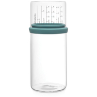 Brabantia Vorratsglas,  mit Messbecher,  1 Liter 29 02 44,  Farbe: Mint